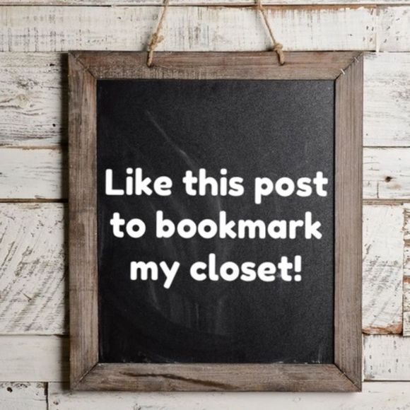 Like This Post to Bookmark my closet. Make it easier to find my closet! - Picture 1 of 4